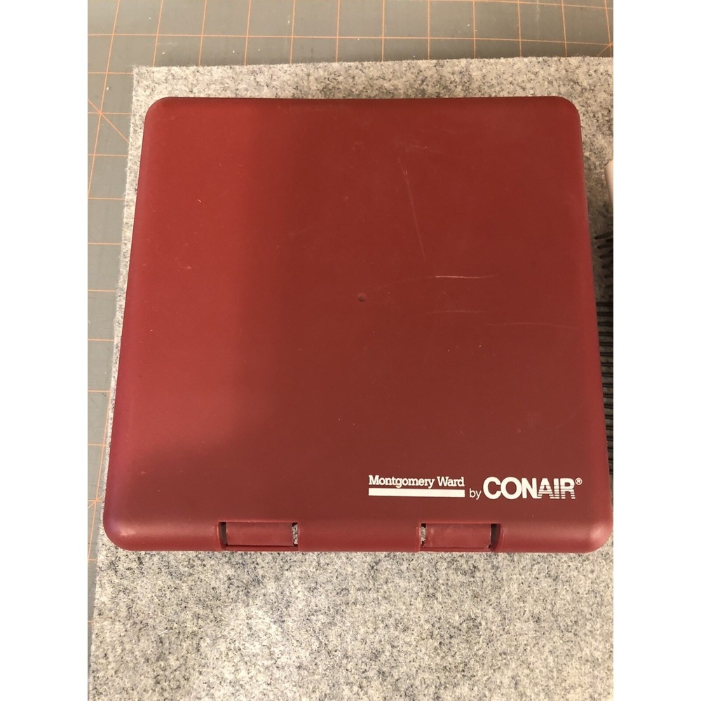 Montgomery Ward By ConAir Hair Dryer Trio- Curling Iron With Box